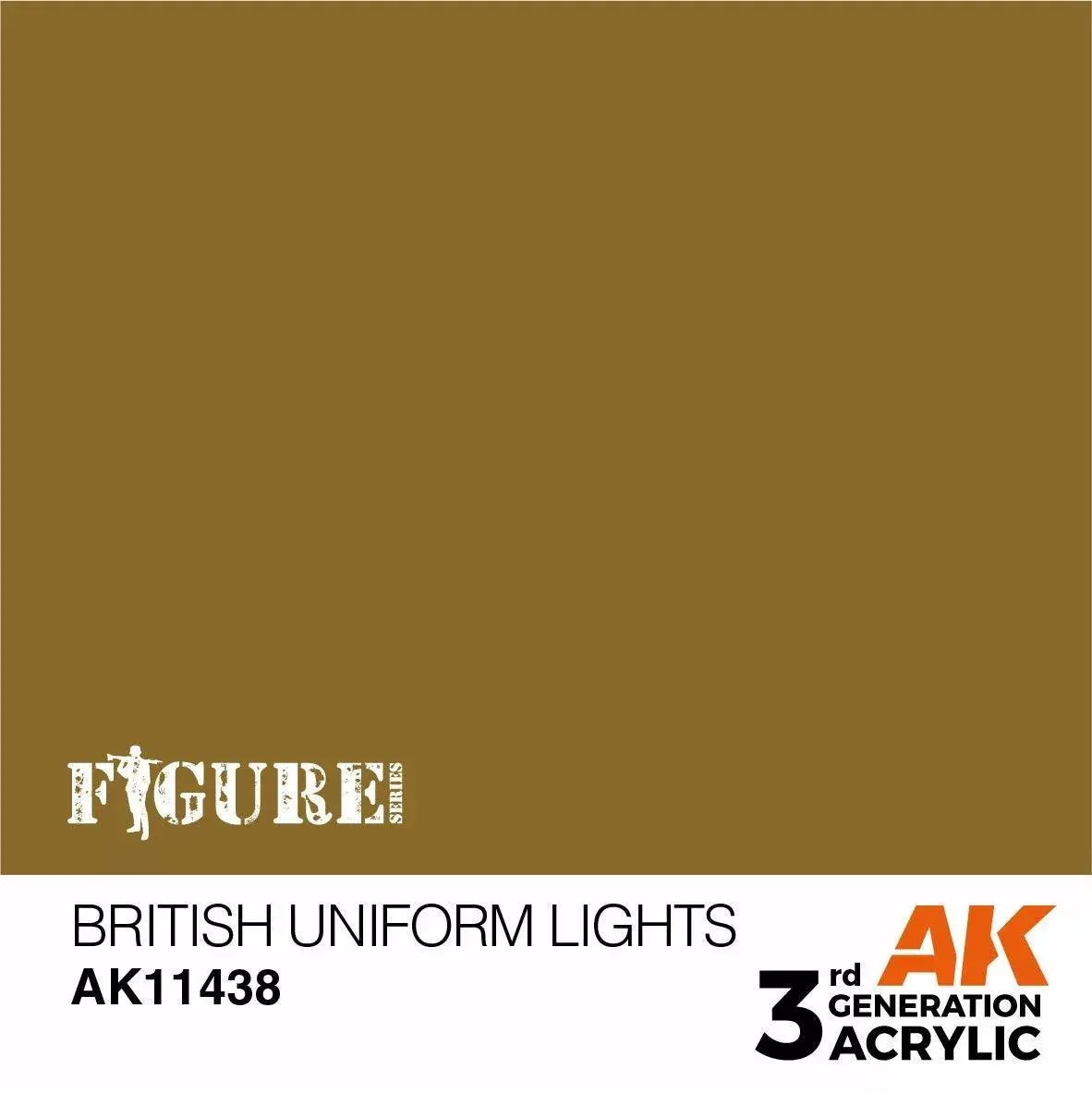 AK Interactive 3Gen Figures Acrylics - British Uniform Lights 17ml