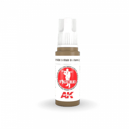 AK Interactive 3Gen Figures Acrylics - British Uniform Lights 17ml - Image 2