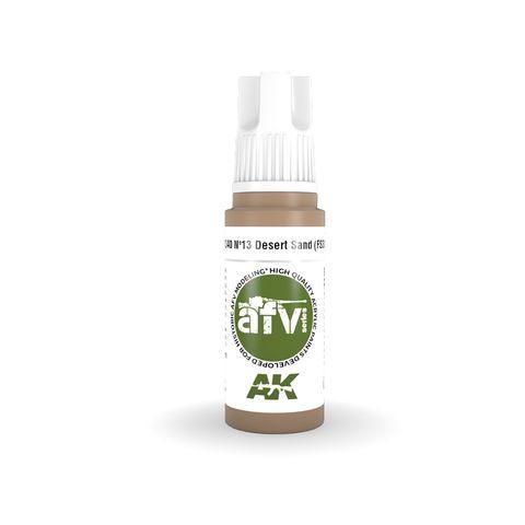 AK Interactive 3rd Gen Acrylic Nº13 DESERT SAND(FS30279)