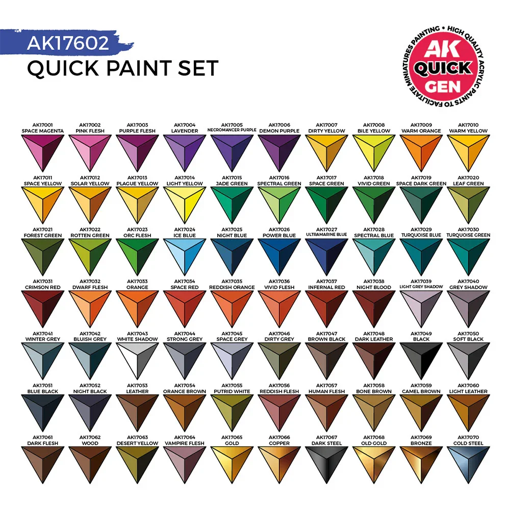 AK Interactive - Quick Gen - Quick Paint Set 36 Quick Gen Colors - Image 3