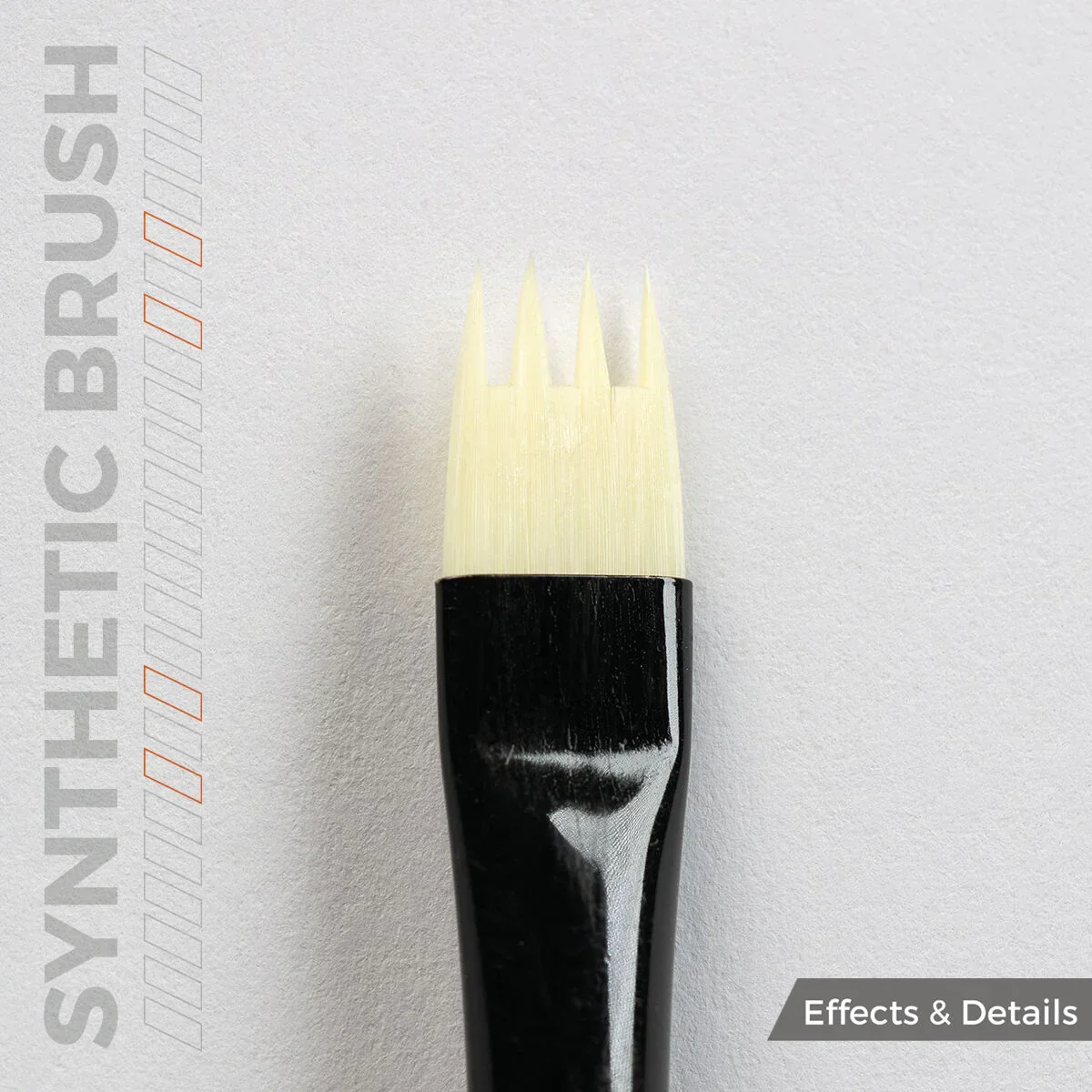 AK Interactive Synthetic Brush - Comb - Image 2
