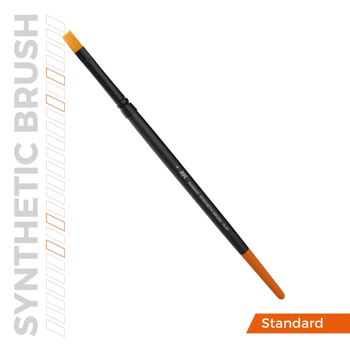 AK Interactive Synthetic Brush - Flat 4 - Image 3