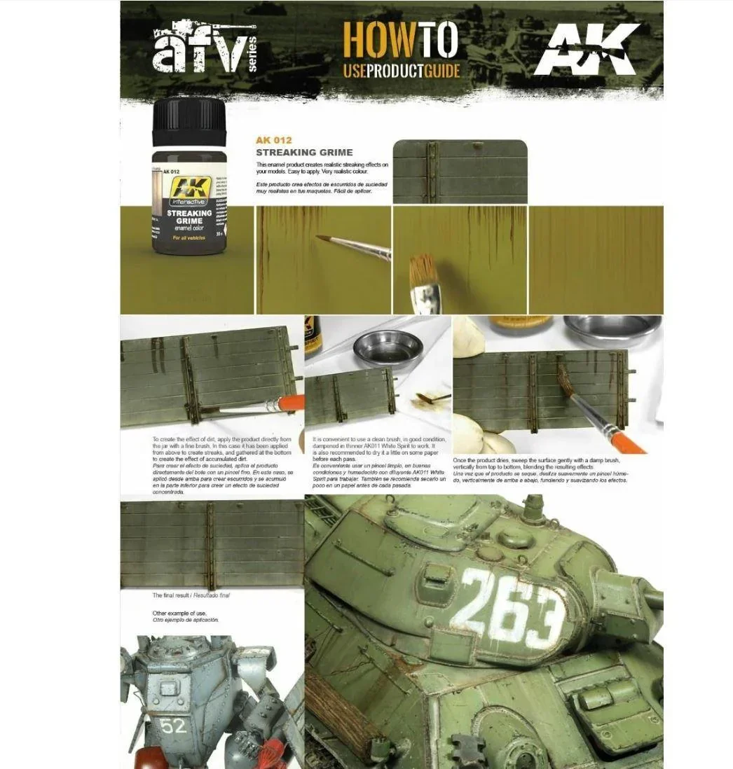 AK Interactive Weathering Products - Streaking Grime General - Image 2