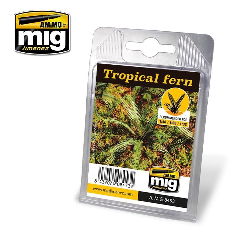 Ammo by MIG Dioramas - Laser Cut Plants - Tropical Fern