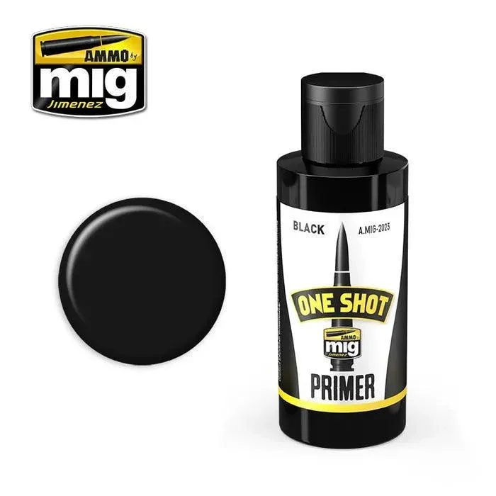 Ammo by MIG One Shot Primer - Black 60ml