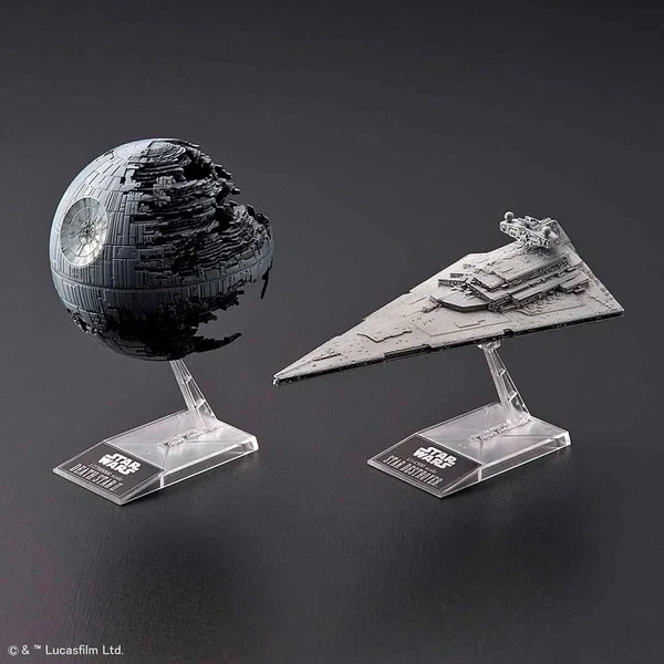 Bandai Star Wars STAR WARS 1/2,700,00 DEATH STAR II & 1/14,500 STAR DESTROYER - Image 2