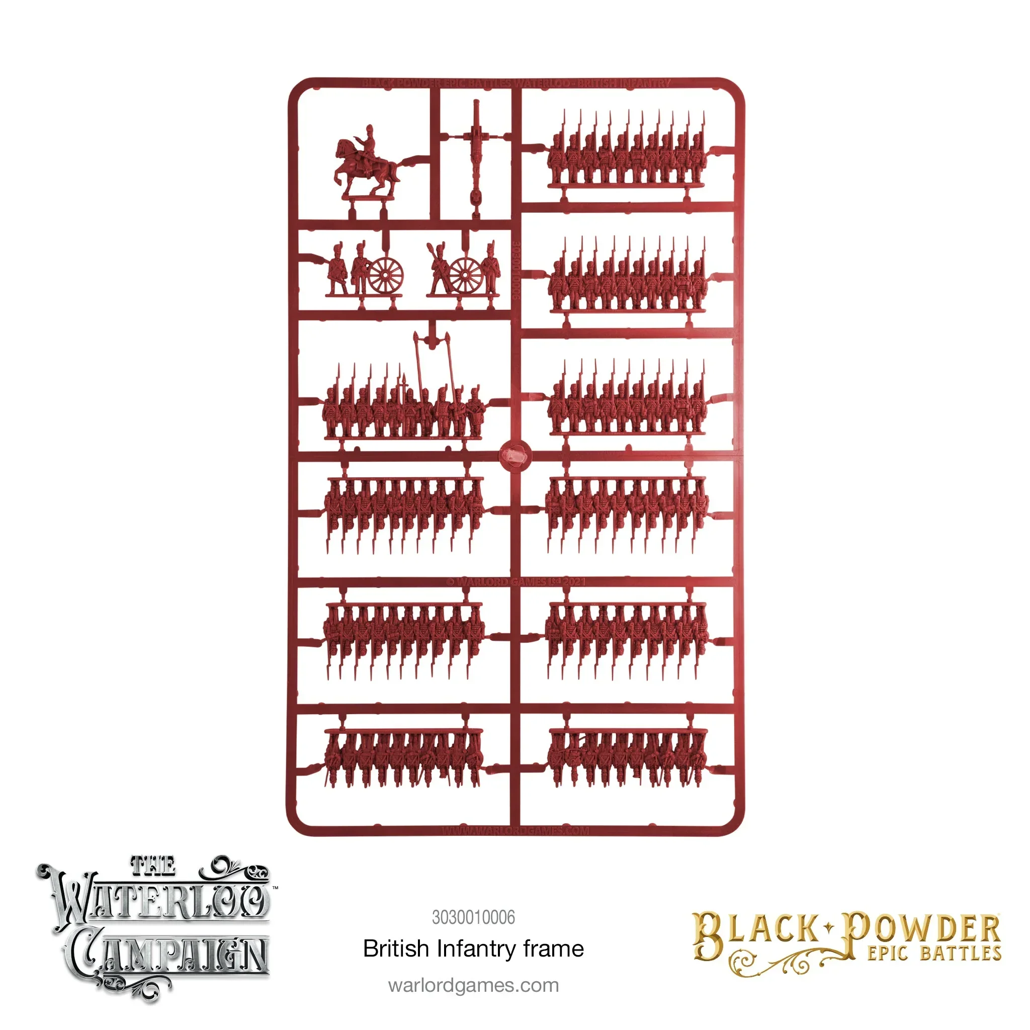 Black Powder Epic Battles - British Infantry Sprue
