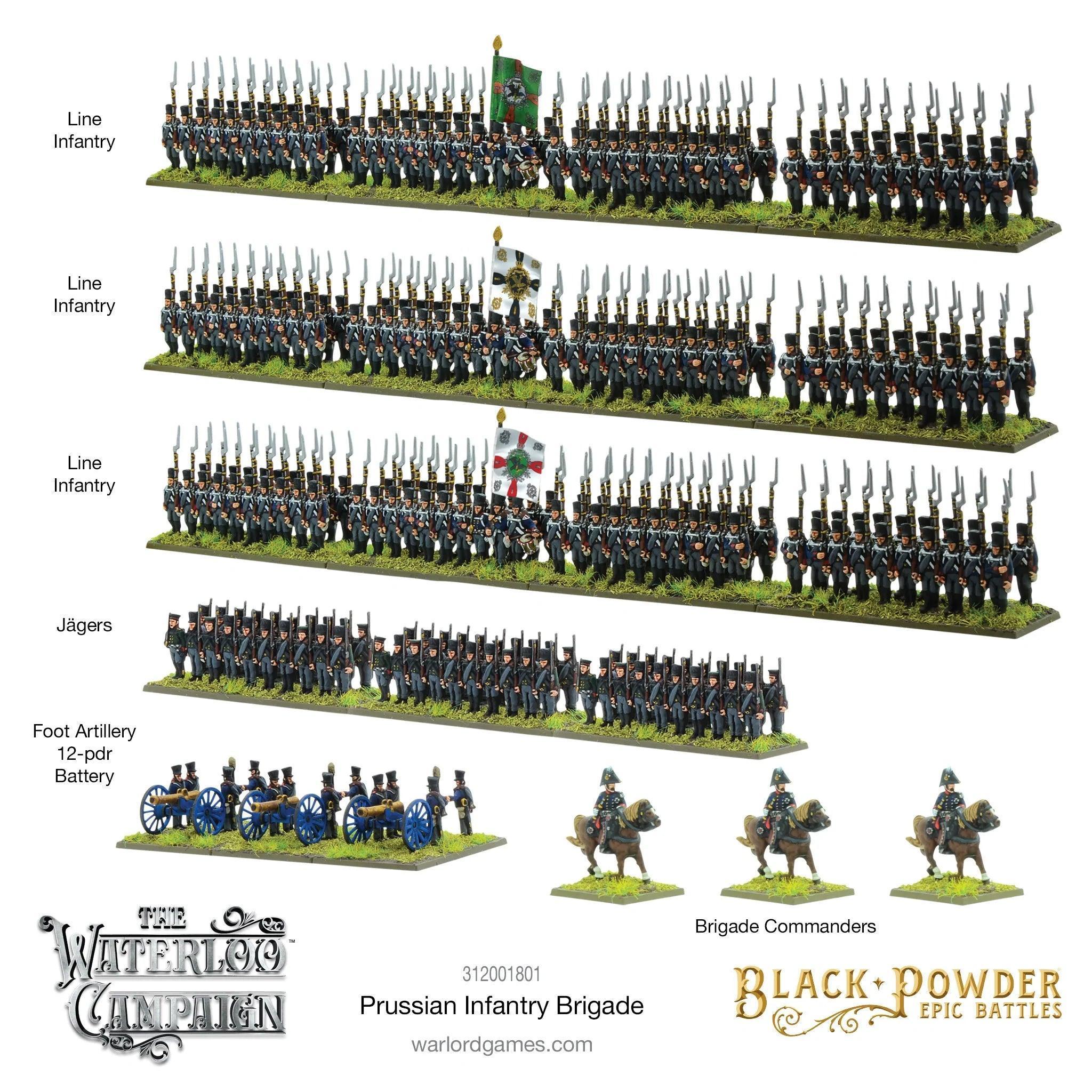 Black Powder Epic Battles - Waterloo: Prussian Infantry Brigade - Image 2