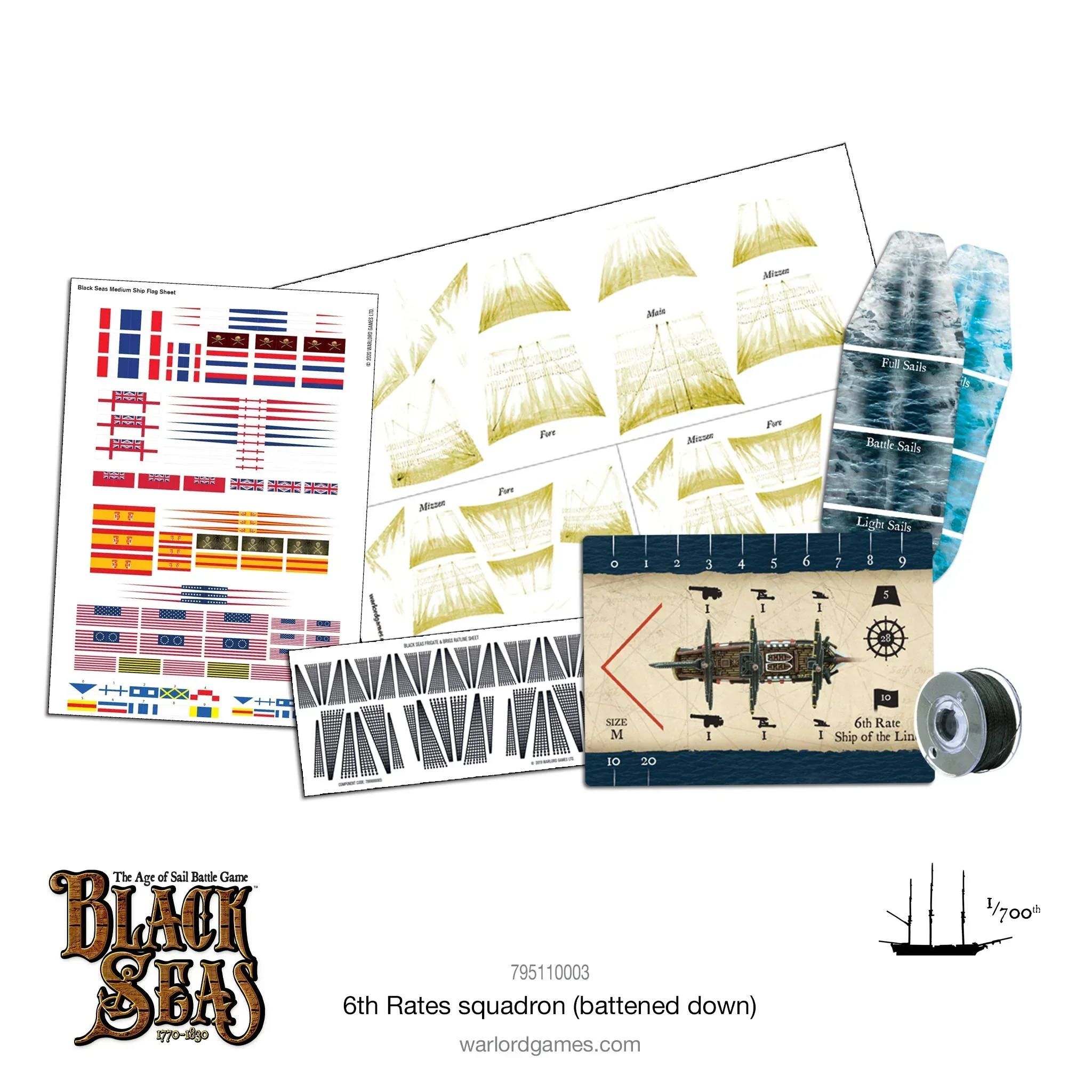 Black Seas: 6th Rates squadron (Battened Down) - Image 2