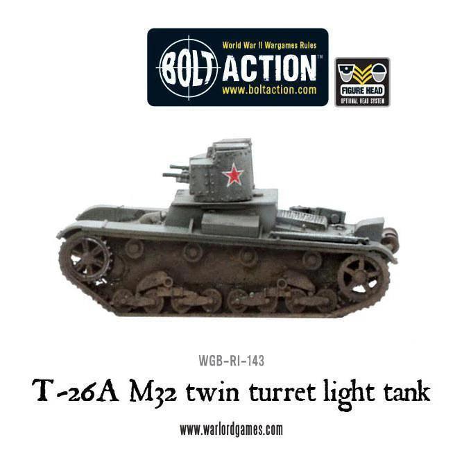 Bolt Action - T-26A M32 Twin Turret Light Tank - Image 3