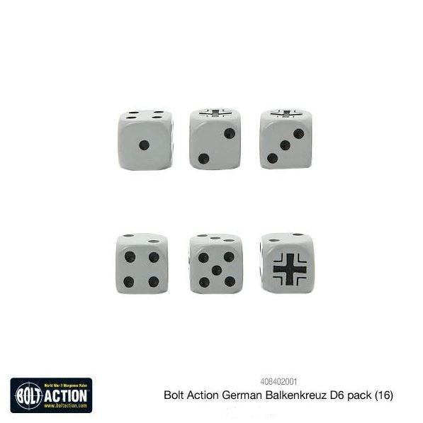 Bolt Action - D6 Dice Pack - German Balkenkreuz - Image 2