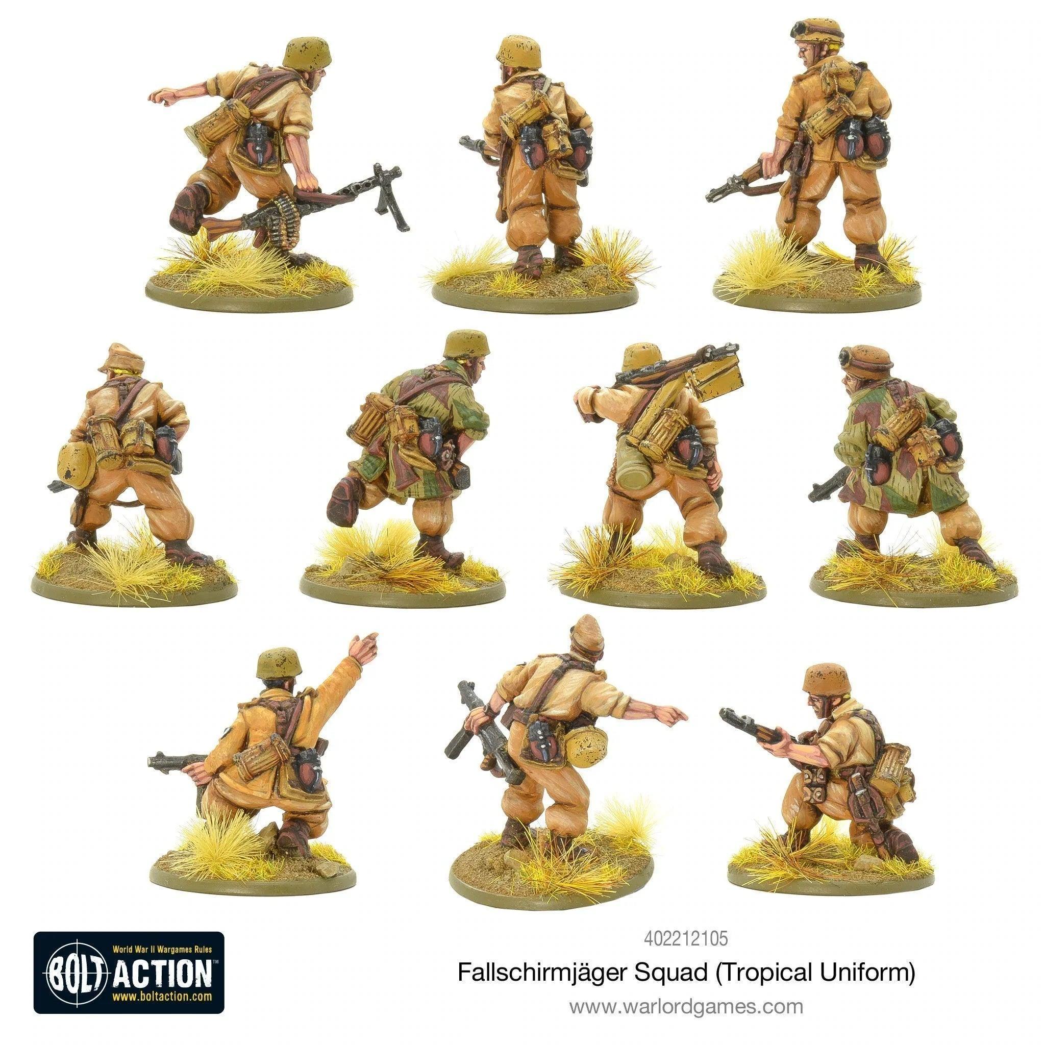 Bolt Action - Fallschirmjager squad (tropical Uniform) - Image 4