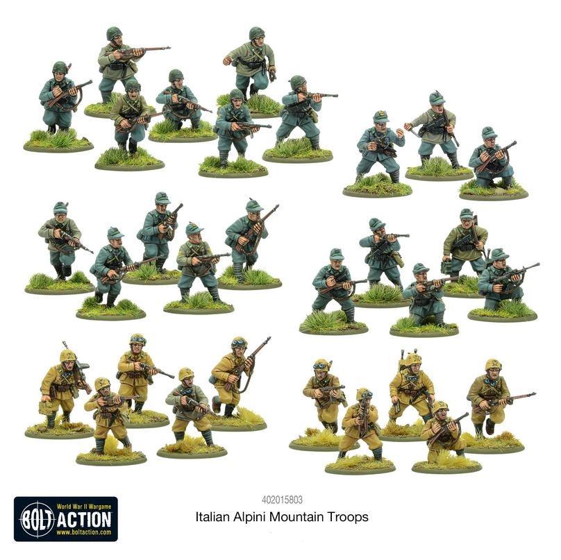 Bolt Action - Italian Alpini Mountain Troops Plastic Box Set - Image 2