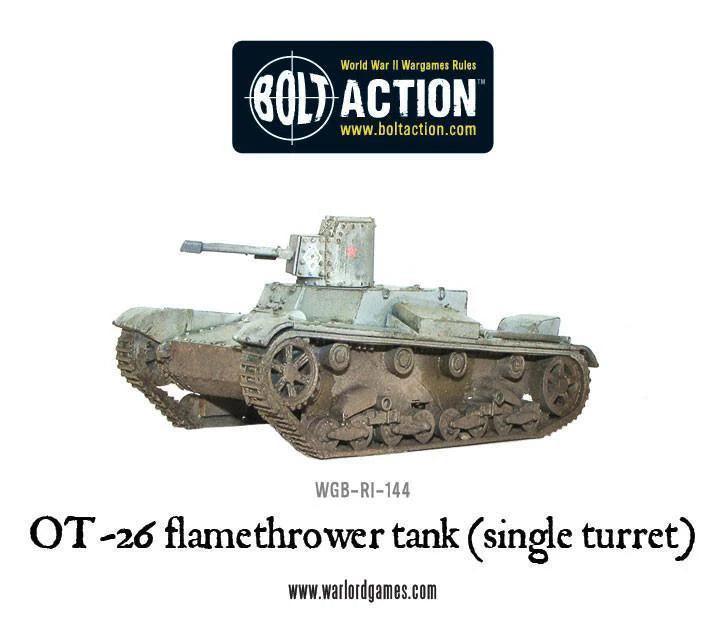 Bolt Action - OT-26 Flamethrower Tank (Single Turret)
