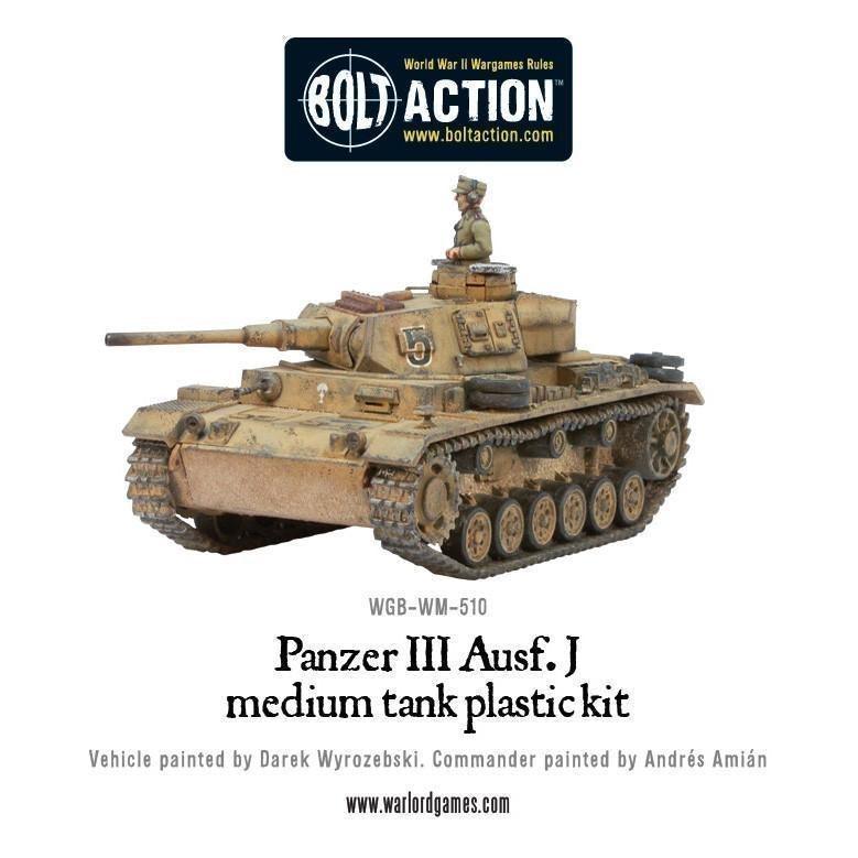 Bolt Action - Panzer III Medium Tank (Plastic) - Image 6