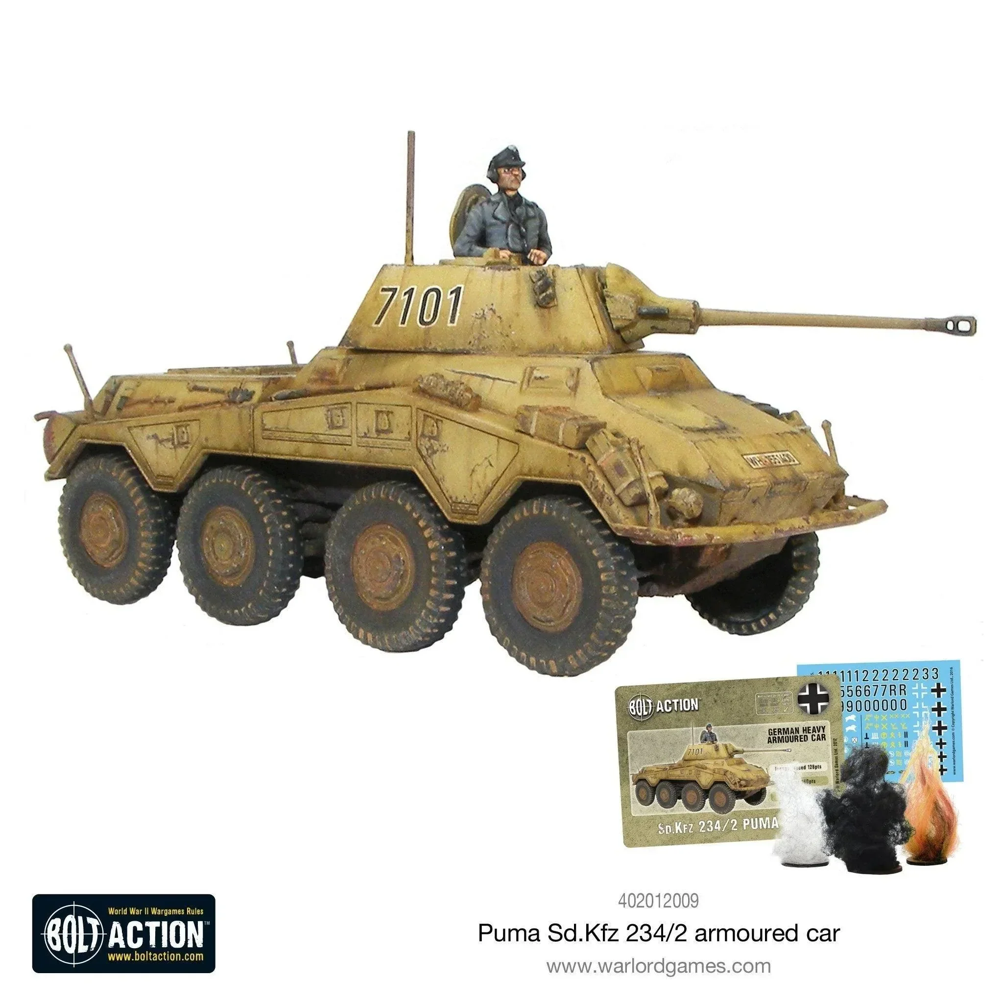 Bolt Action - Puma Sd.Kfz 234/2 Armoured Car - Image 3