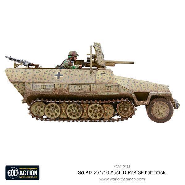 Bolt Action - Sd.Kfz 251/10 ausf D (37mm Pak) Half Track - Image 2