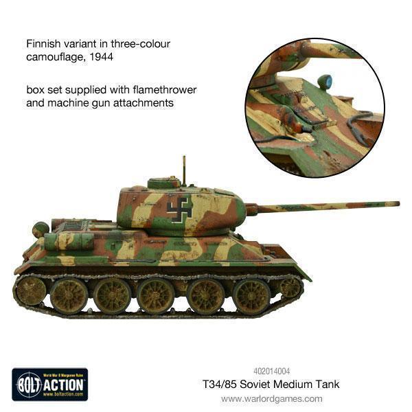 Bolt Action - T-34/85 medium tank (plastic) - Image 4