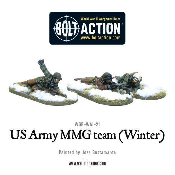 Bolt Action - US Army MMG team (Winter) - Prone