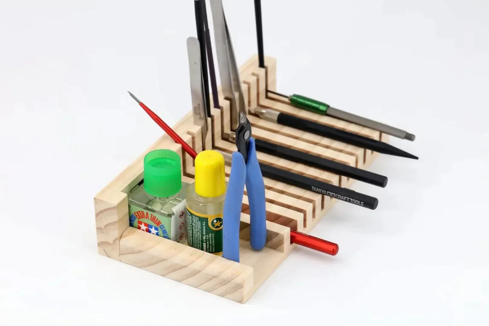 Border Model Wooden Hobby Organizer - Image 5