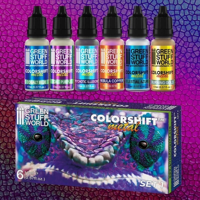 GREEN STUFF WORLD Colorshift Chameleon Acrylic Paint Set 1 (Box of 6) - Image 3