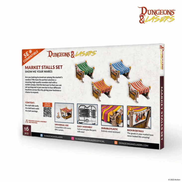 Dungeons & Lasers: Market Stalls Set - Image 2