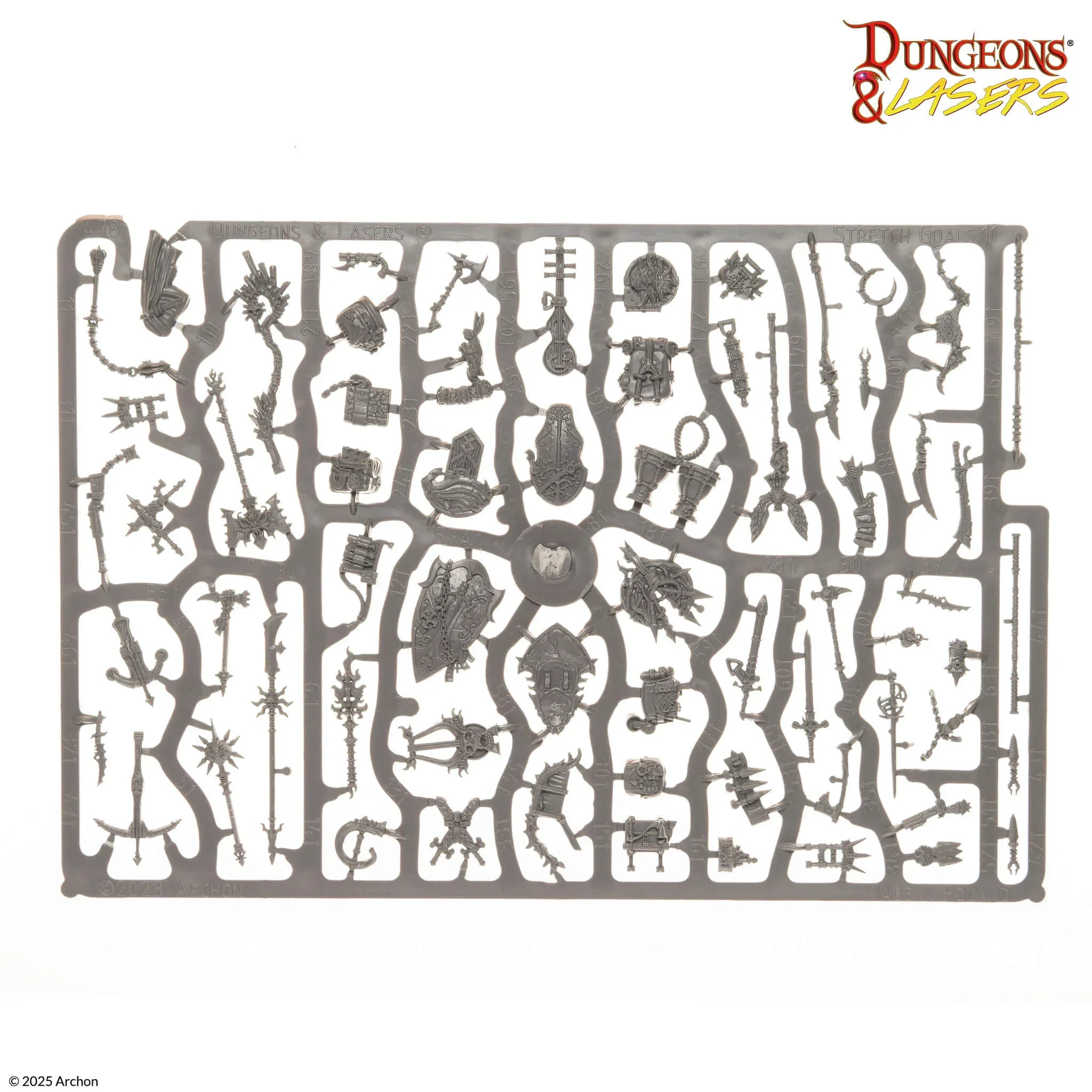 Dungeons & Lasers: Miniatures - Adventurer's Gear Set - Image 4