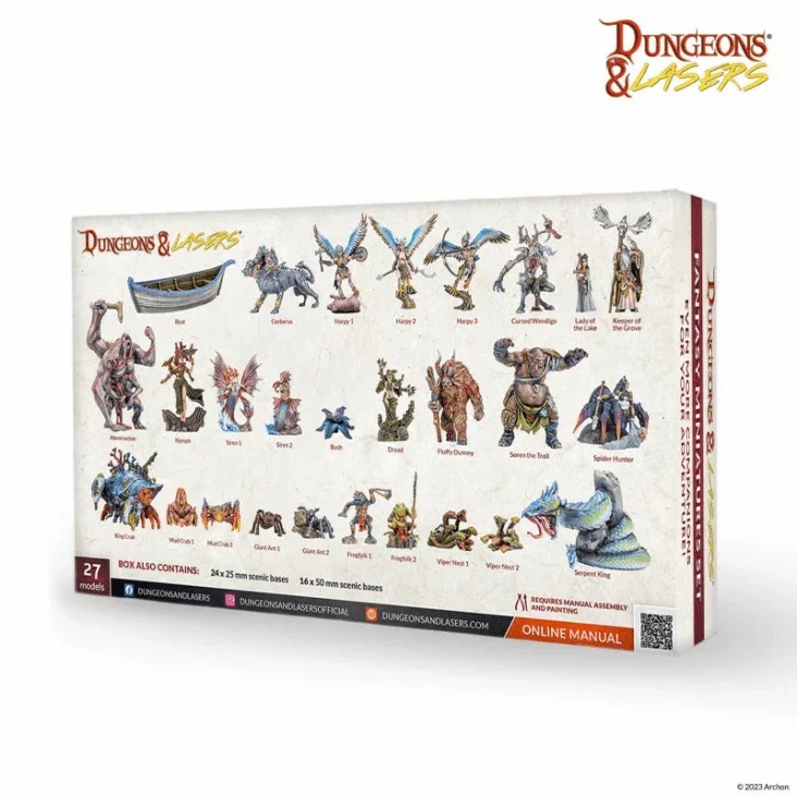 Dungeons & Lasers: Miniatures - Fantasy Miniatures Set - Image 2