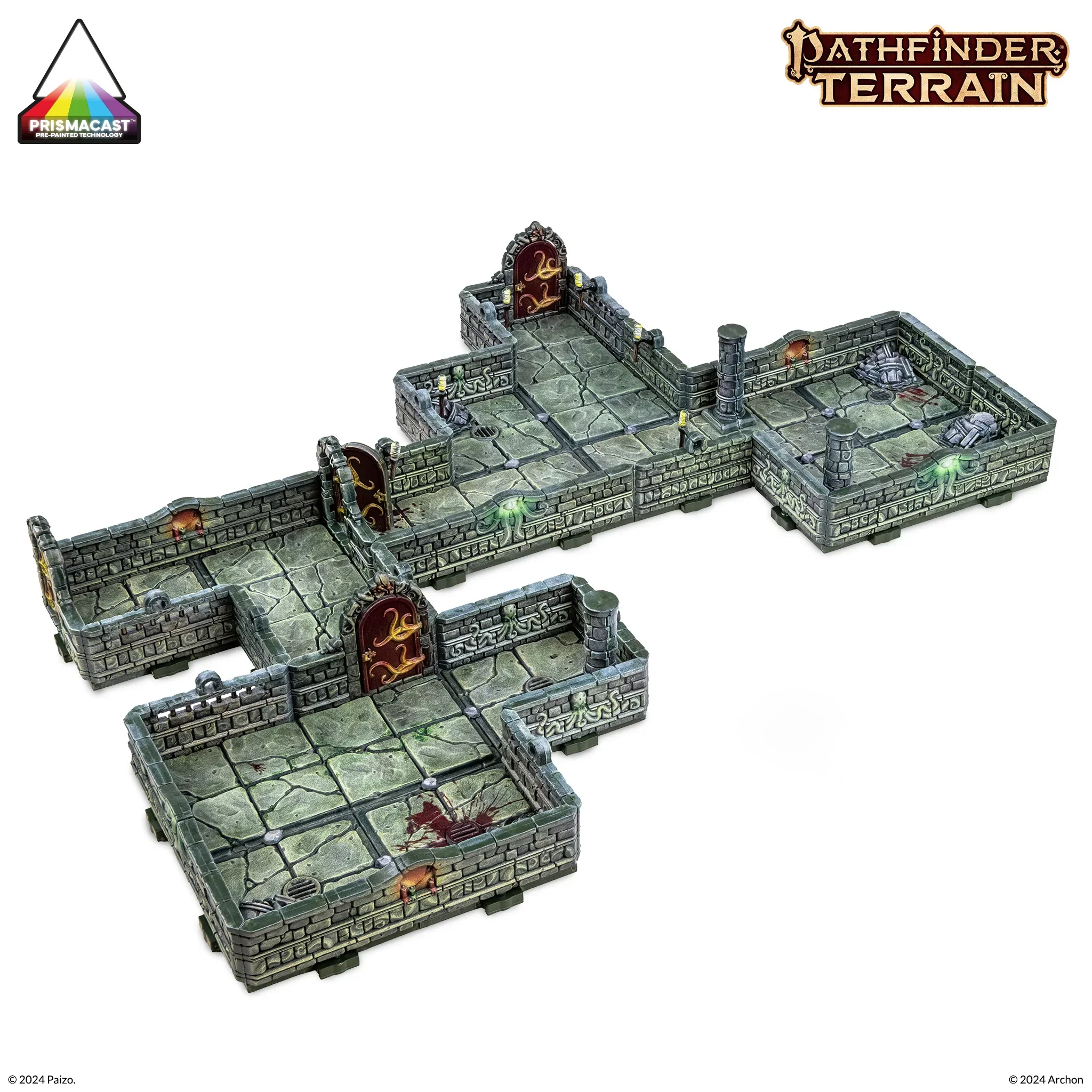 Dungeons & Lasers: PrismaCast Pre-Painted Terrain - Pathfinder Terrain: Abomination Vaults - Image 4