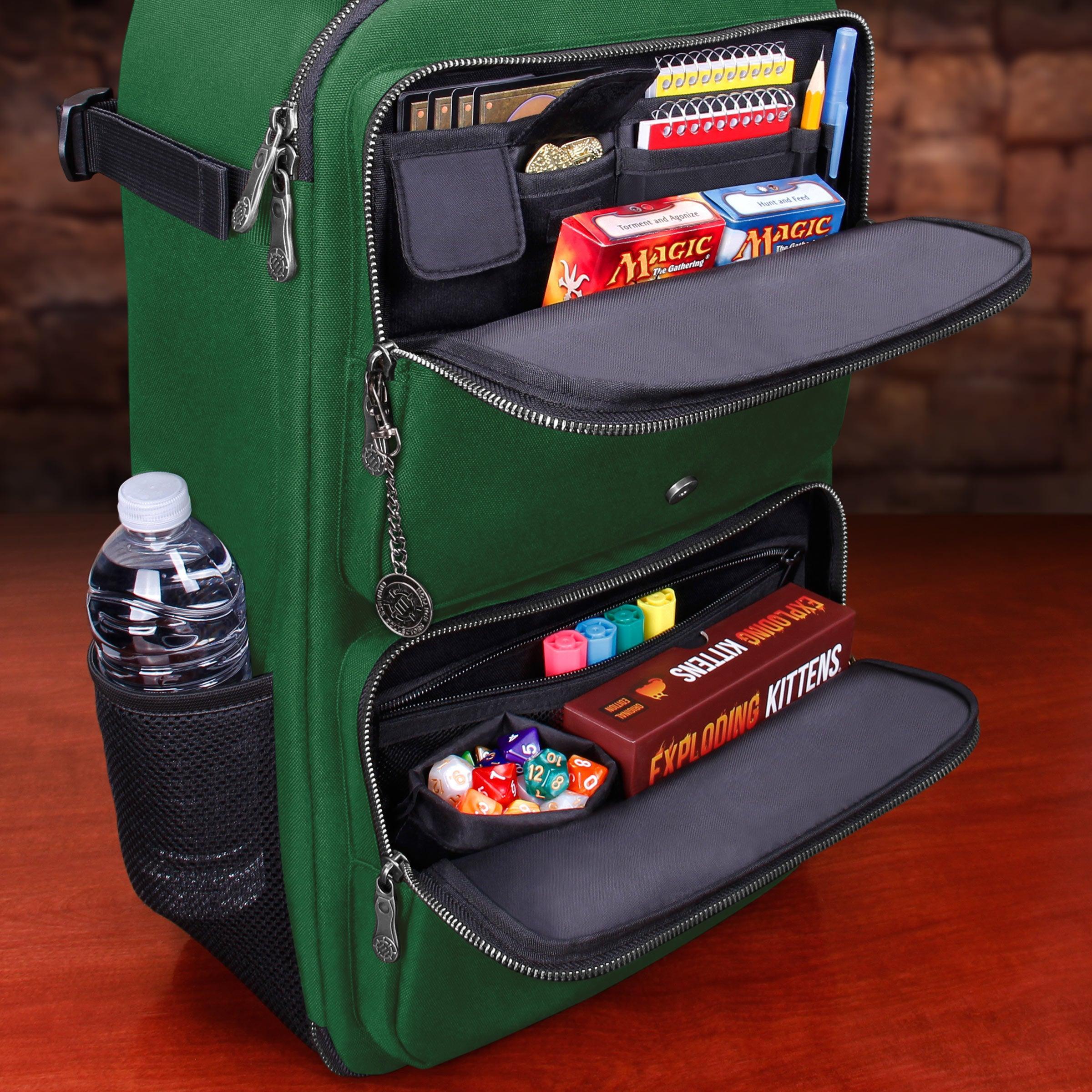 Enhance Tabletop Collector's Card Storage Backpack - Green - Image 6