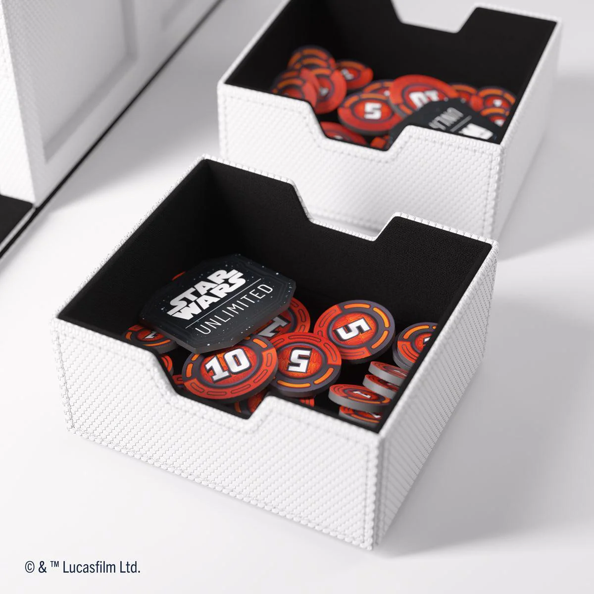 Gamegenic Star Wars Unlimited Double Deck Pod - White/Black - Image 20