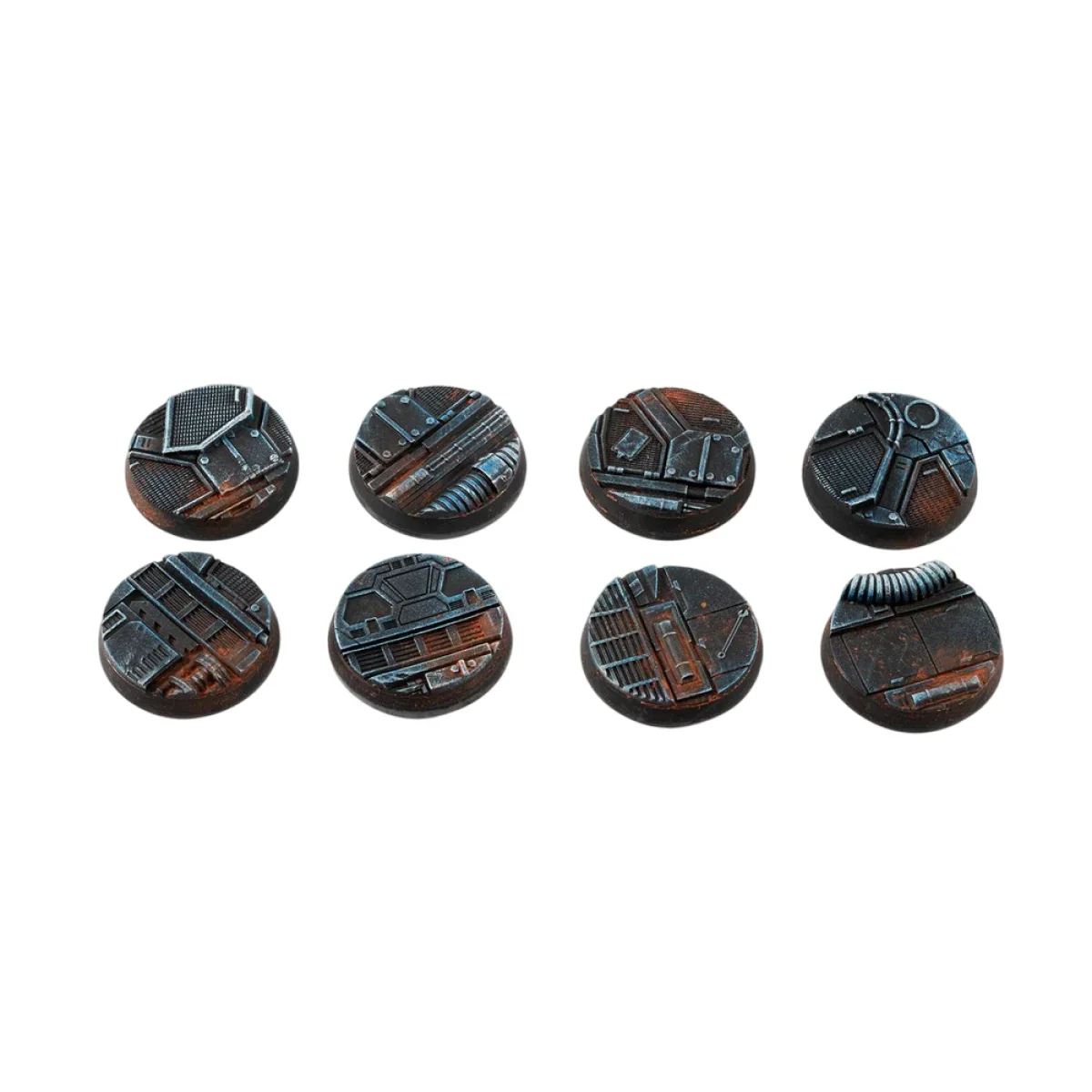 Gamers Grass - Battle Ready Bases - Spaceship Corridor - Round 28mm (x8) - Image 2