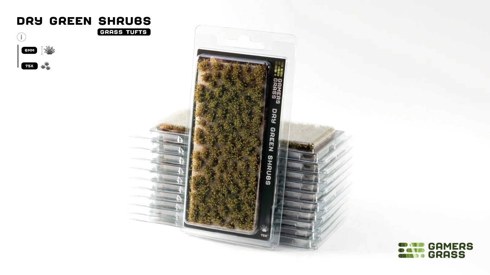 Gamer's Grass - Dry Green Shrubs