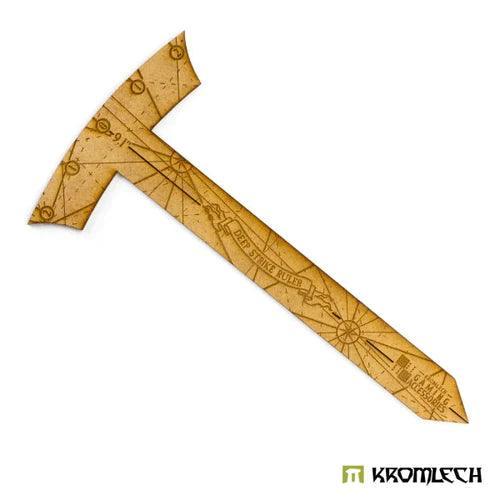 KROMLECH Deep Strike Ruler Template 9" - Medium Perimeter -