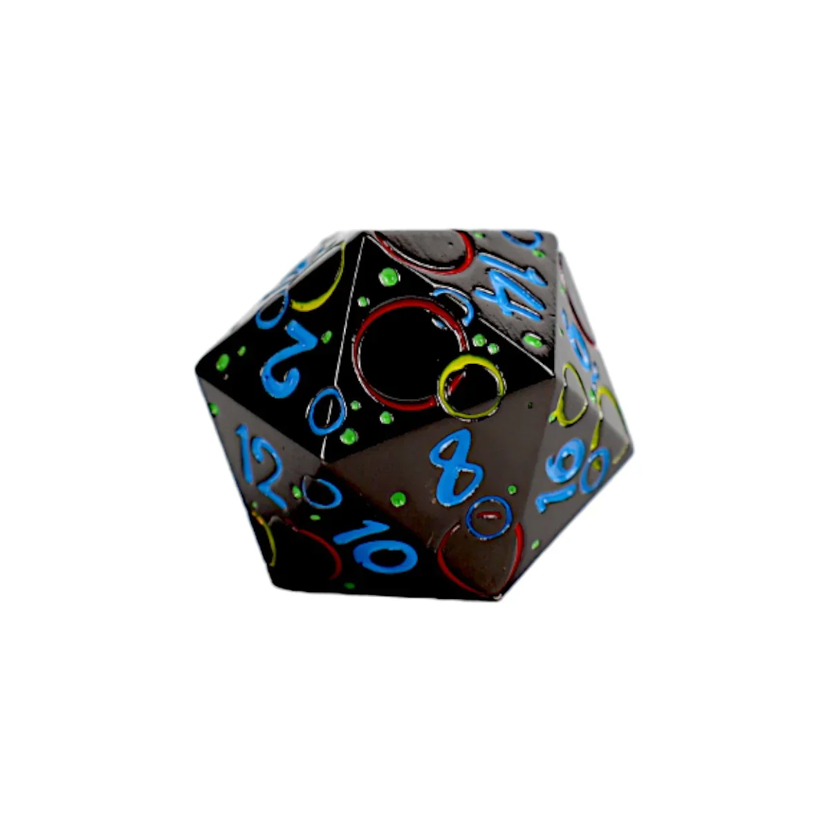 LPG Dice RPG Set Inscripted Bubbles Neon - Image 3