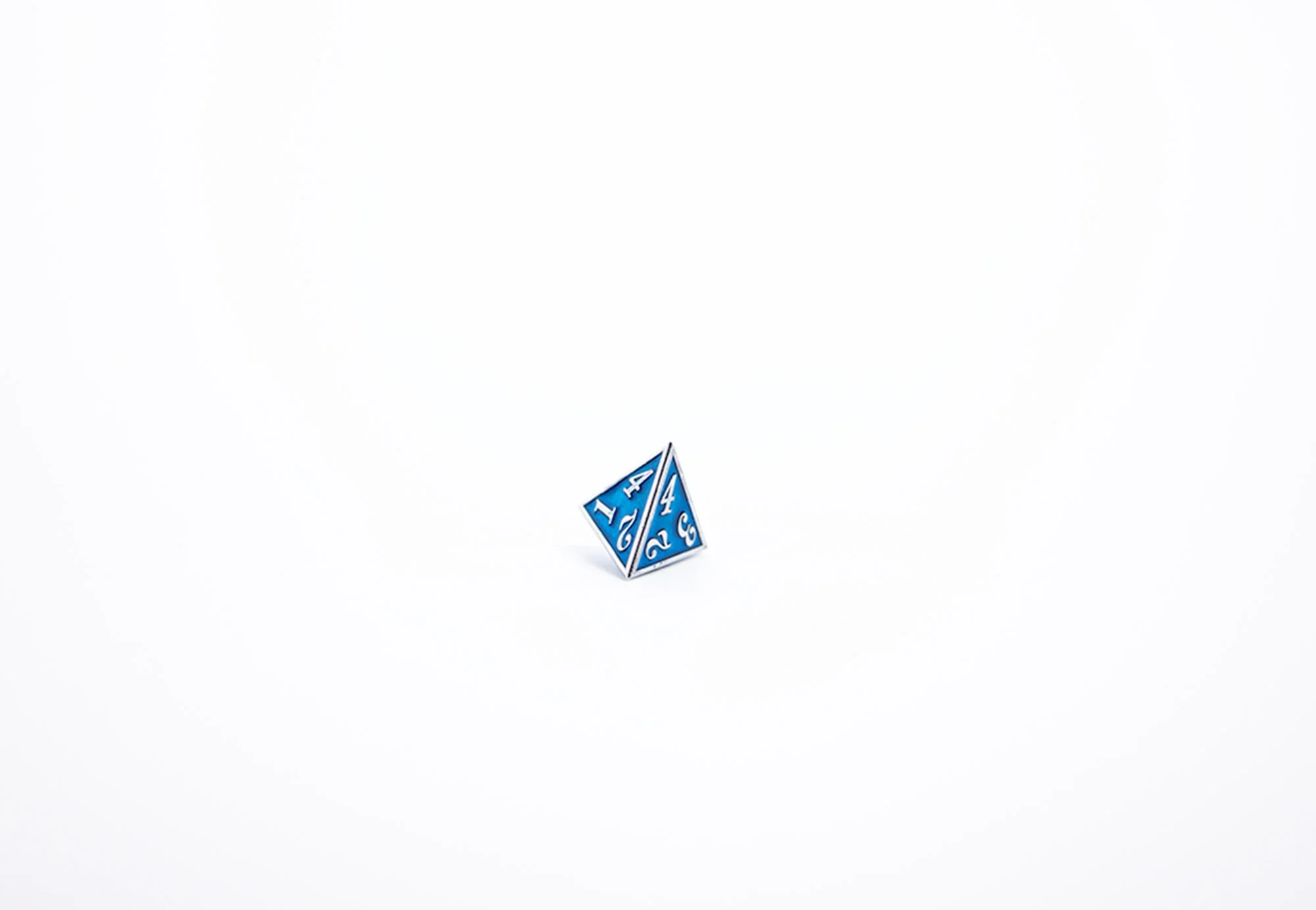 LPG Dice RPG Set Serif Blue/Silver - Image 4