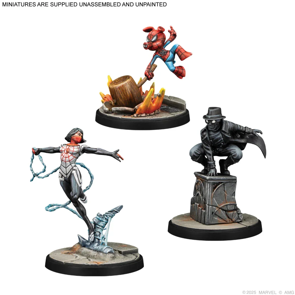 Marvel: Crisis Protocol – Silk, Spider-Ham & Spider-Man Noir - Image 2