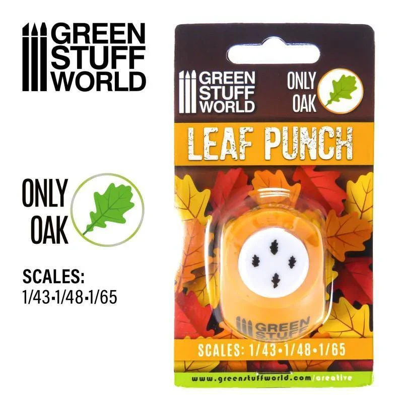 GREEN STUFF WORLD Miniature Leaf Punch - Orange - Image 2