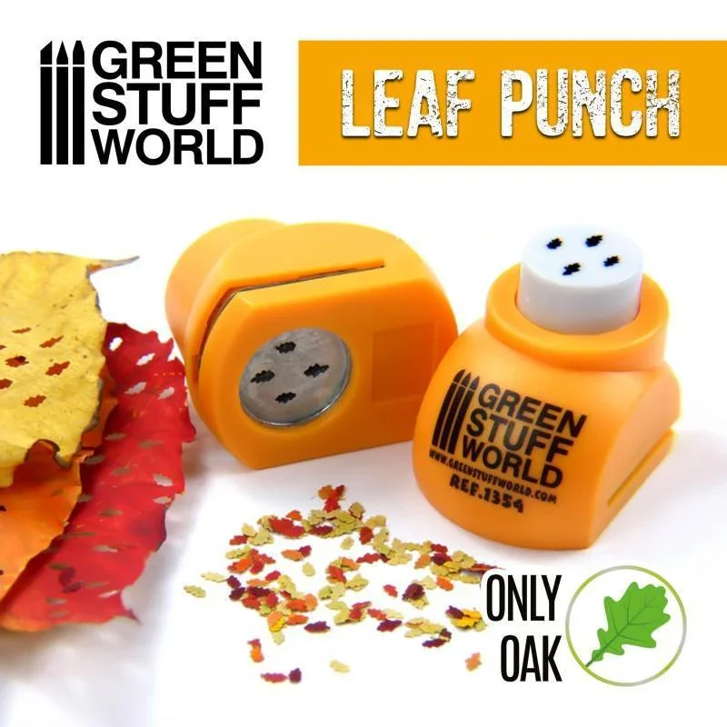 GREEN STUFF WORLD Miniature Leaf Punch - Orange - Image 3