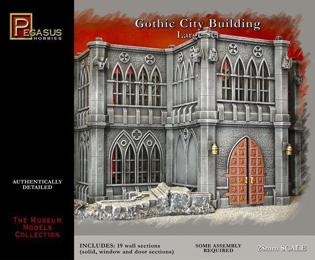 PEGASUS 4923 28MM GOTHIC CITY BUILDING LARGE SET
