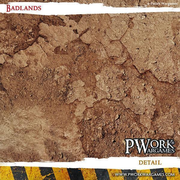 PWORK Wargames - Badlands - Wargames Terrain Mat - Image 3