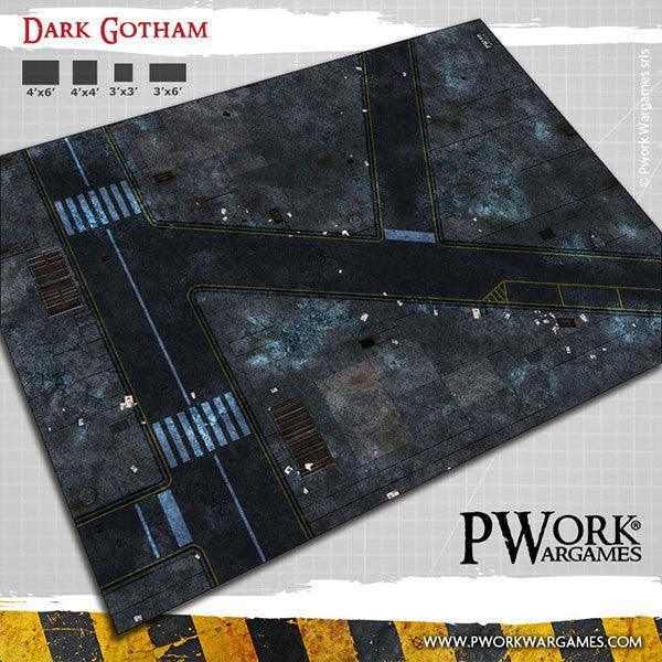 PWORK Wargames - Dark Gotham - Wargames Terrain Mat
