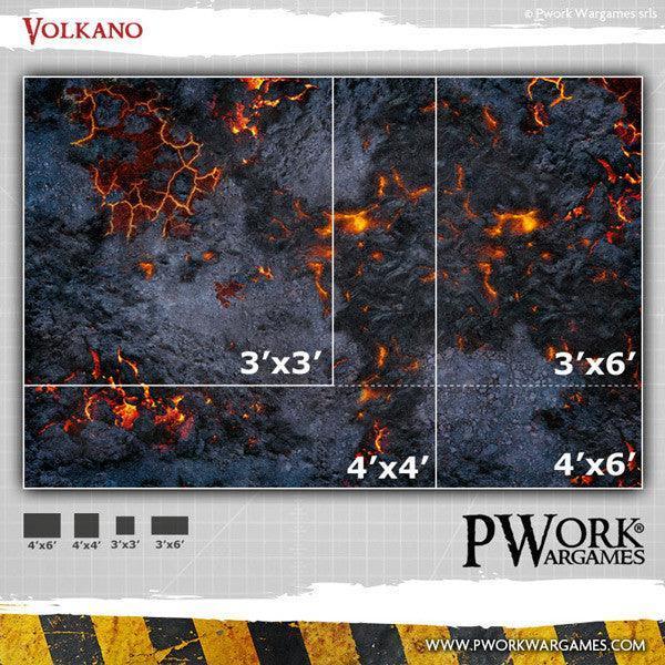 PWORK Wargames - Volkano - Wargames Terrain Mat - Image 5