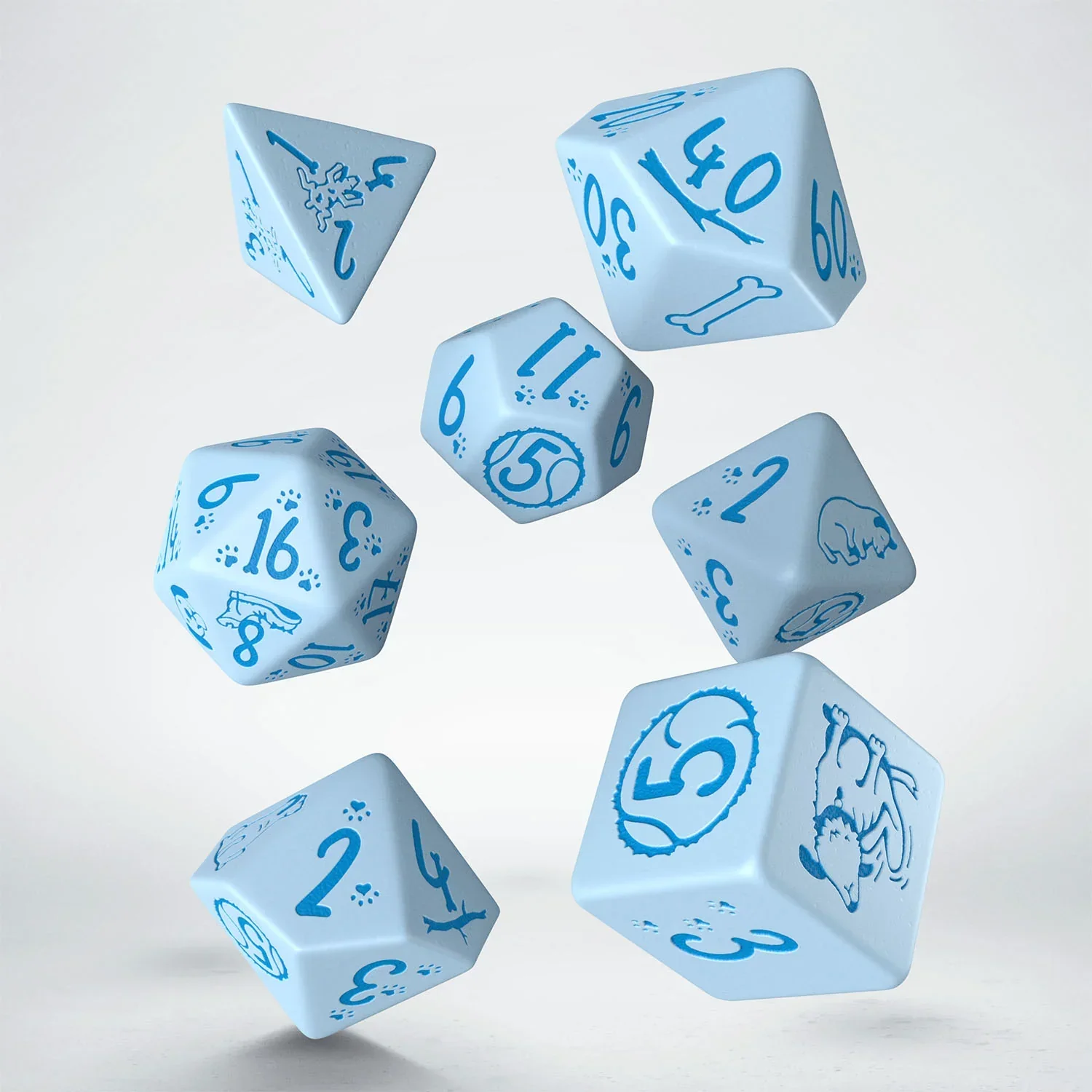 Q Workshop - Dogs Dice Set - Max Dice Set 7 - Image 2
