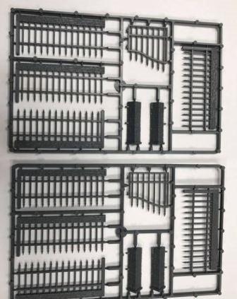 Renedra Terrain - Spear Point Fences and Gates (Plastic) - Image 2