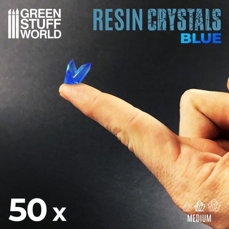 GREEN STUFF WORLD BLUE Resin Crystals - Medium - Image 2