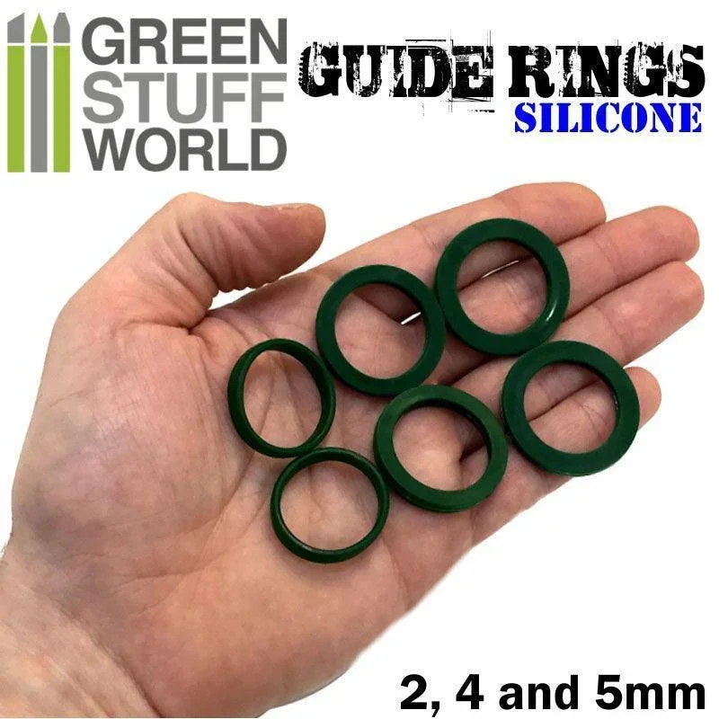 GREEN STUFF WORLD Silicone Guide Rings for Rolling Pin - Image 2