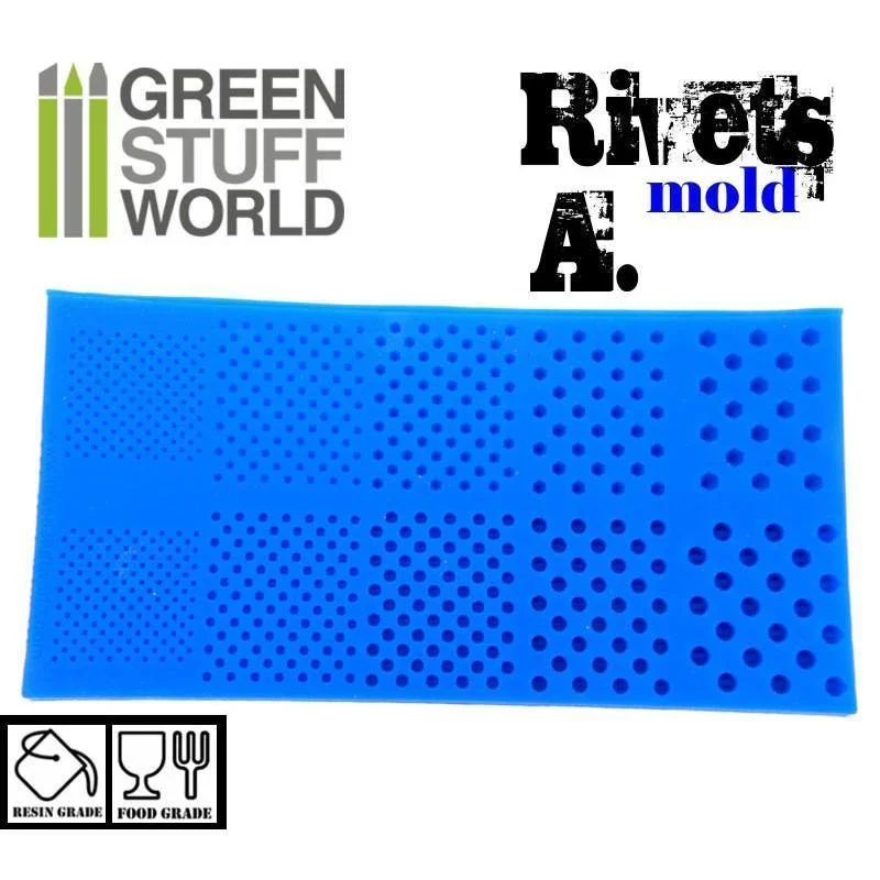 GREEN STUFF WORLD Silicone Molds - Rivets - Image 2