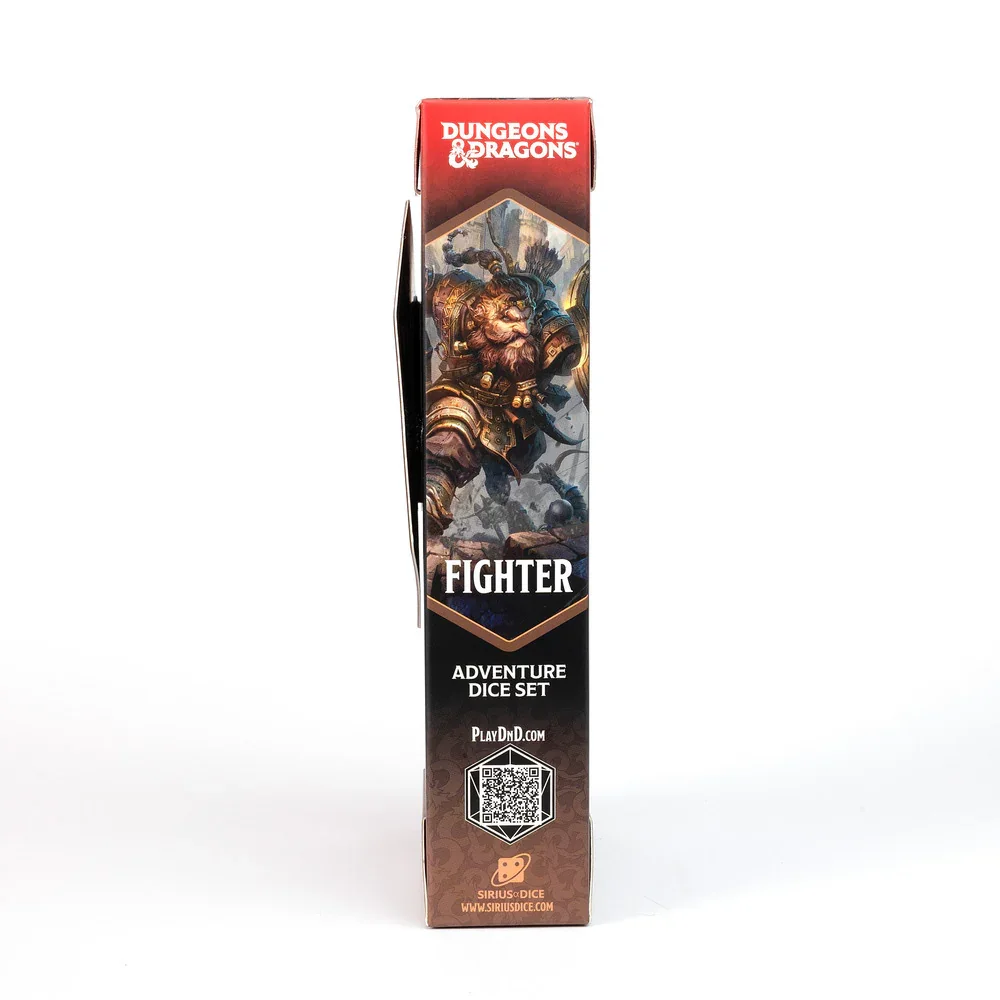 Sirius Dice - D&D Adventure Dice - Fighter - Blue - Image 3