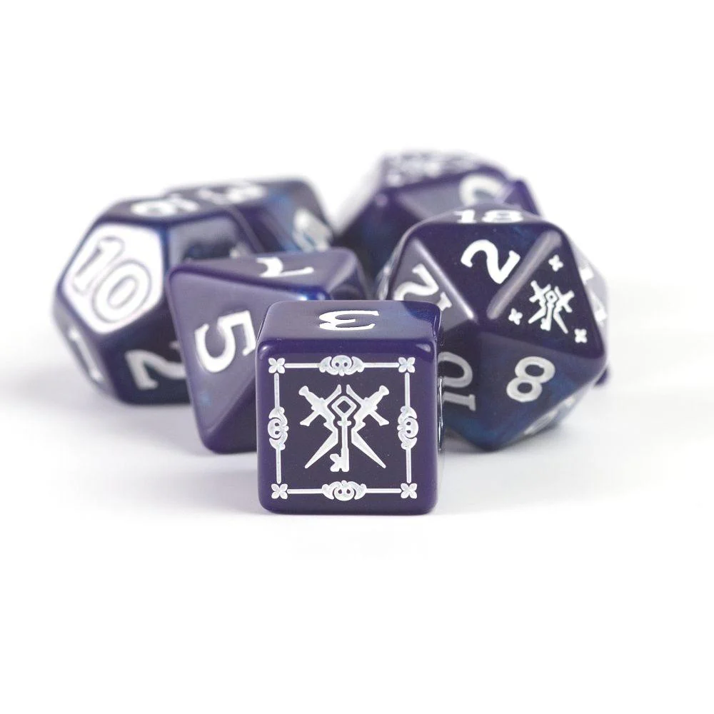 Sirius Dice - D&D Adventure Dice - Rogue - Purple - Image 3